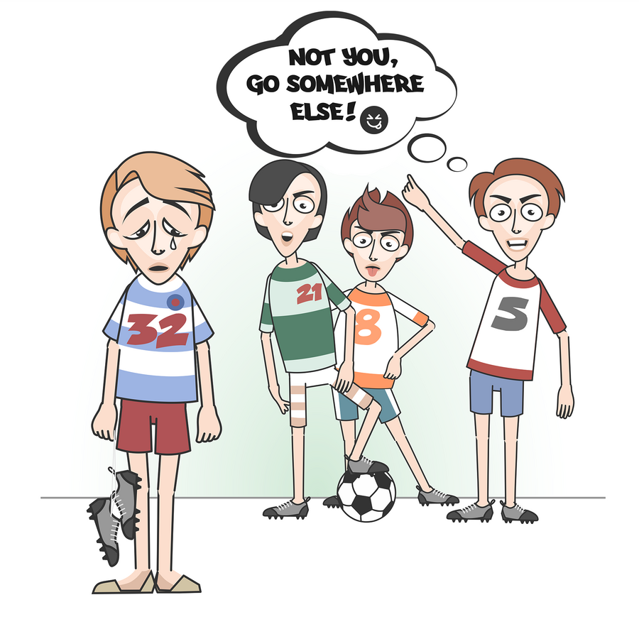 They exclude me,<br> they say I'm<br>weird.